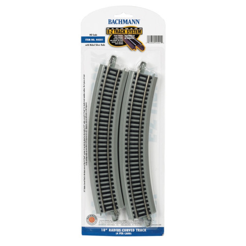 Bachmann 44501 HO Scale 18″ Radius Curved Track