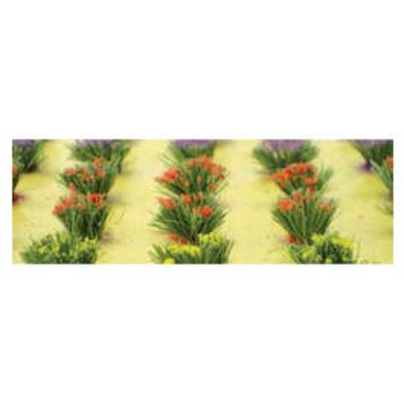 JTT 95581 Detachable Flower Bushes – 3/8″ High (30/pk)