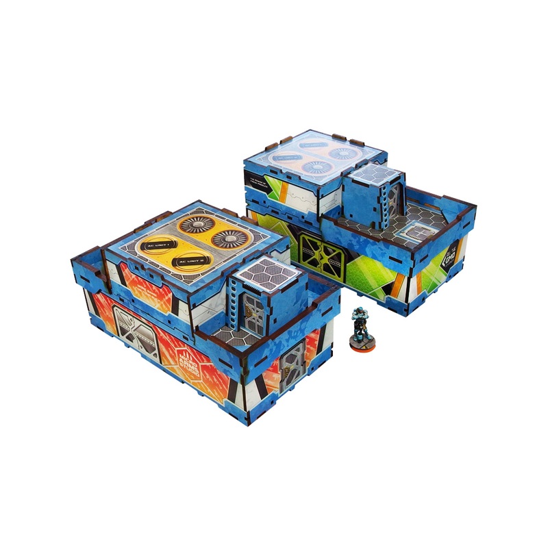Micro Art Studio – District 5 Shops 1 (2pc) PREPAINTED (H00097 Blue)