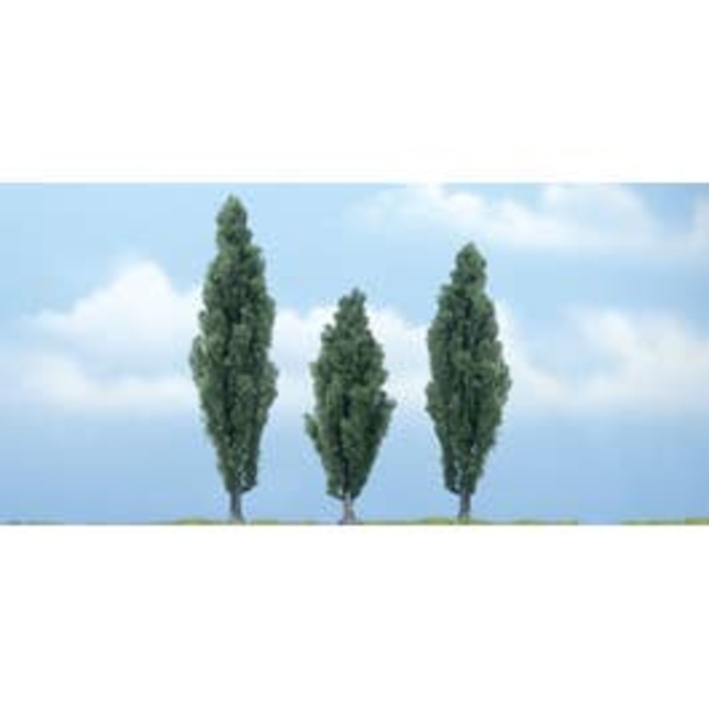 Woodland Scenics TR1611 Poplar Trees 4 1/2″, 3 1/2″ & 4″ – 3 pkg.