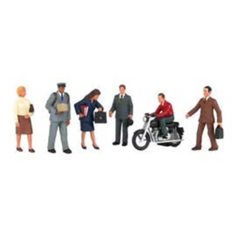 Bachmann #33151 City People with Motorcycle