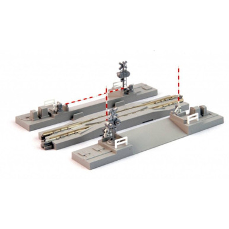 Kato 20-027-1 N Scale Crossing Gate & Re-Railer Track