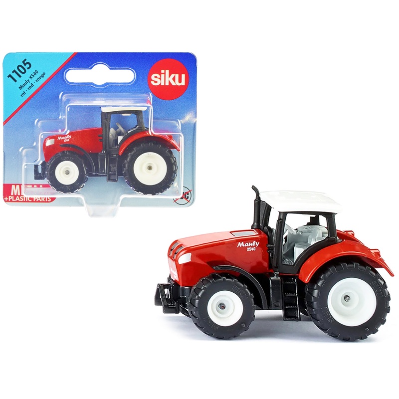 Mauly X540 Tractor Red with White Top Diecast Model by Siku