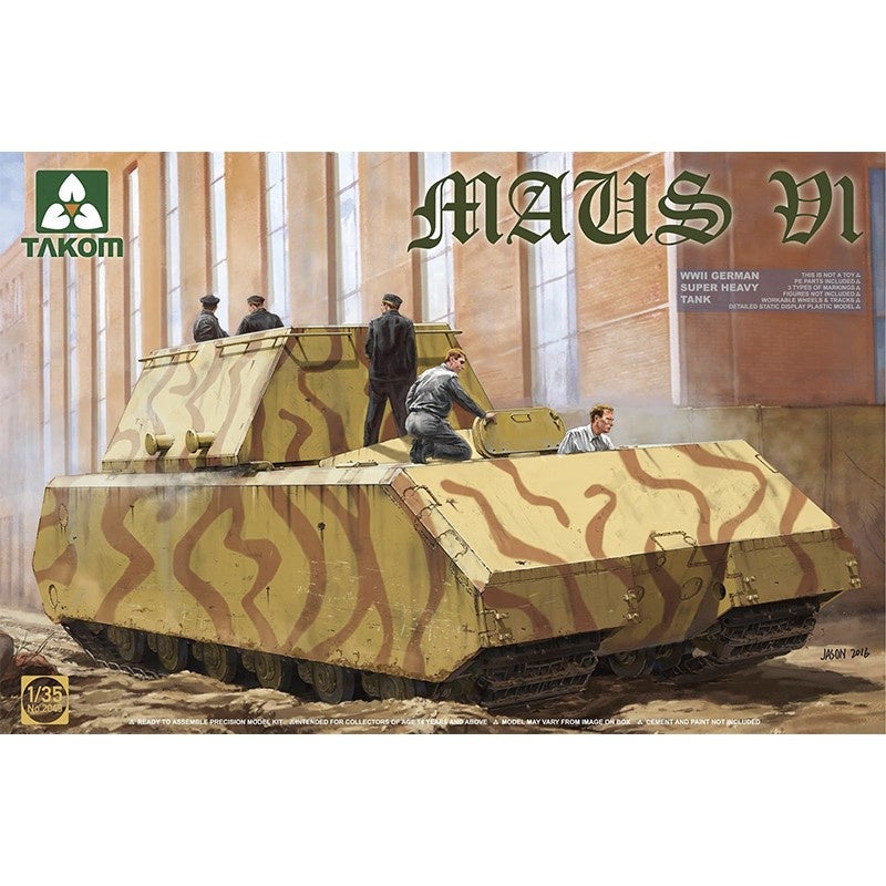 Takom – 1/35 WWII German Super Heavy Tank Maus V1