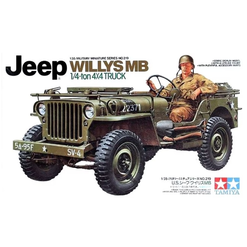 Tamiya – 1/35 U.S. Willys Jeep MB 1/4 Ton