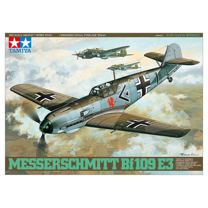 Tamiya – 1/48 Messerschmitt Bf109 E-3