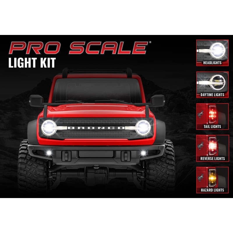 Traxxas – 9783 – LED Light Set (Complete) for TRX-4M Bronco