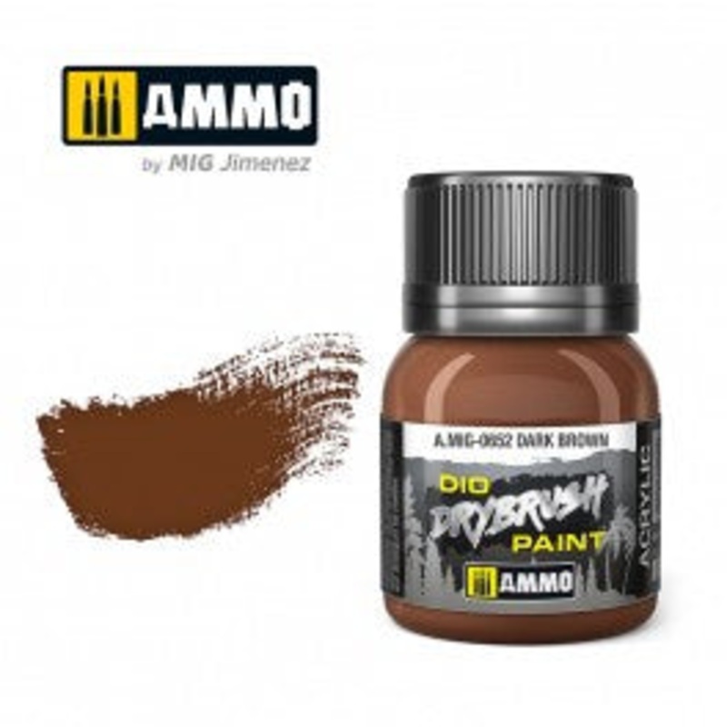 AMMO – 0652 DRYBRUSH Dark Brown