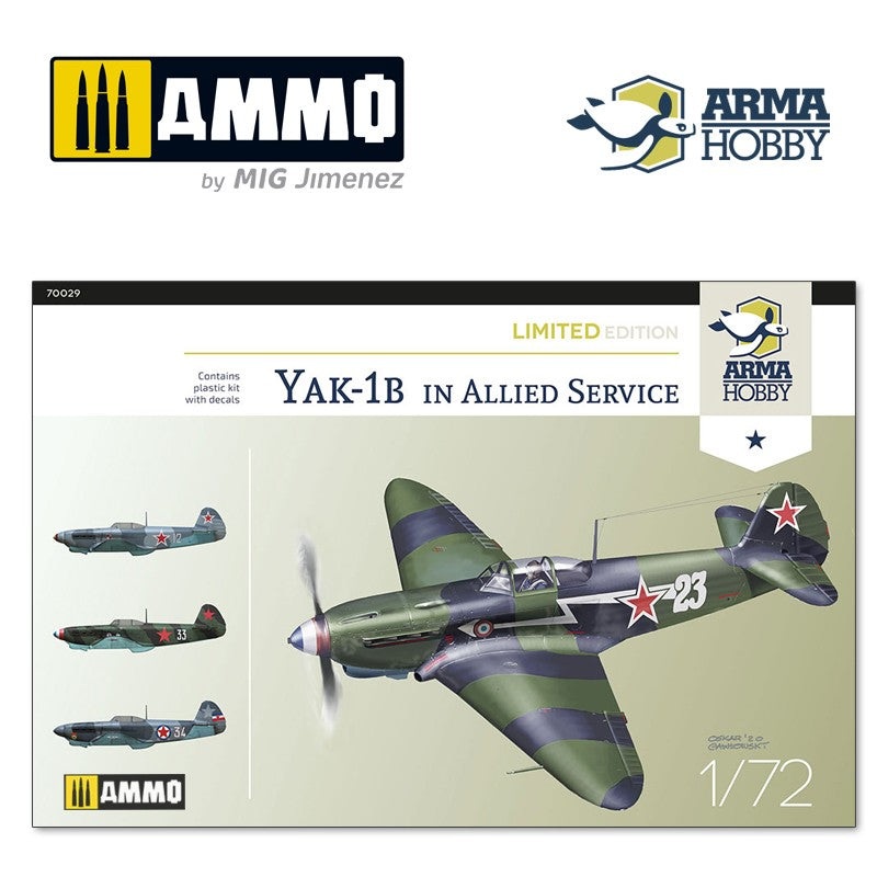ARMA Hobby – 1/72 Yak-1B in Allied Service (Limited Edition)