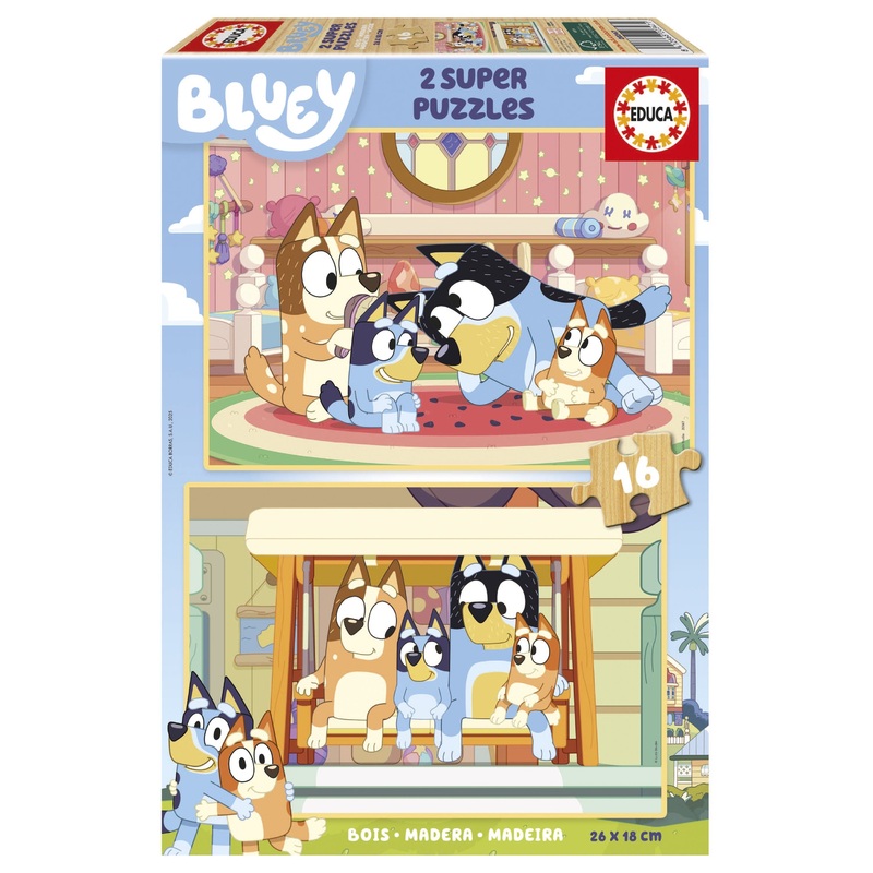Educa – Bluey  (2x16pcs)