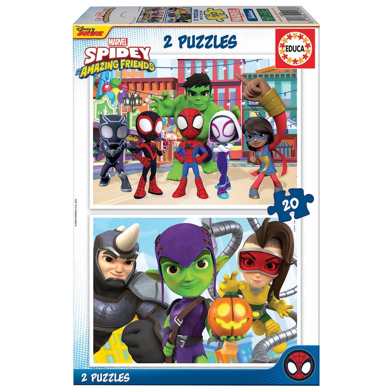 Educa – Spidey And His Amazing Friends (2x20pcs)