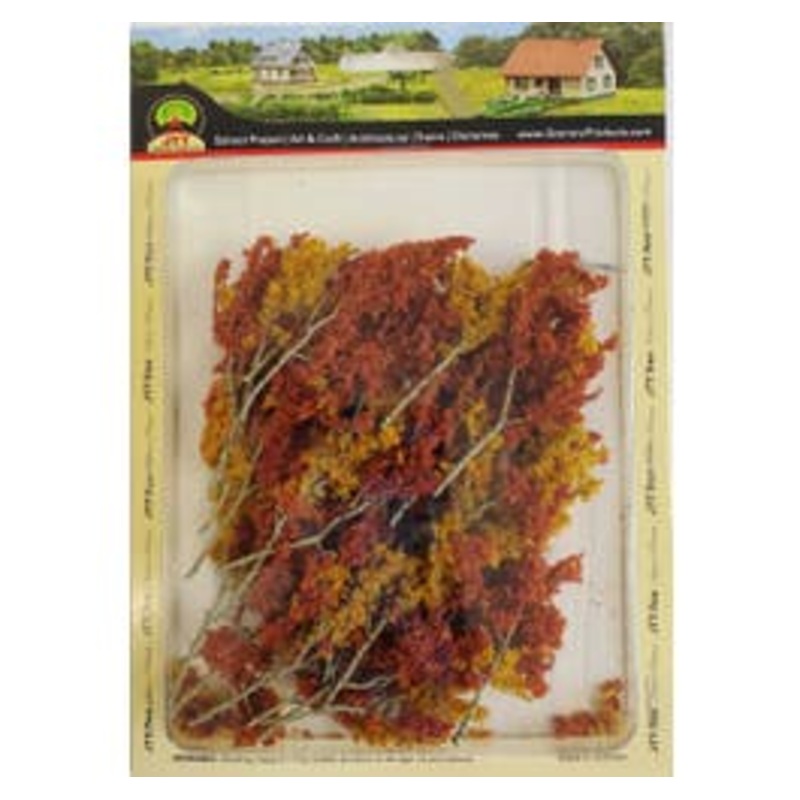 JTT 95521 Foliage Branch Fall Mixed, 1.5-3, 60 pcs