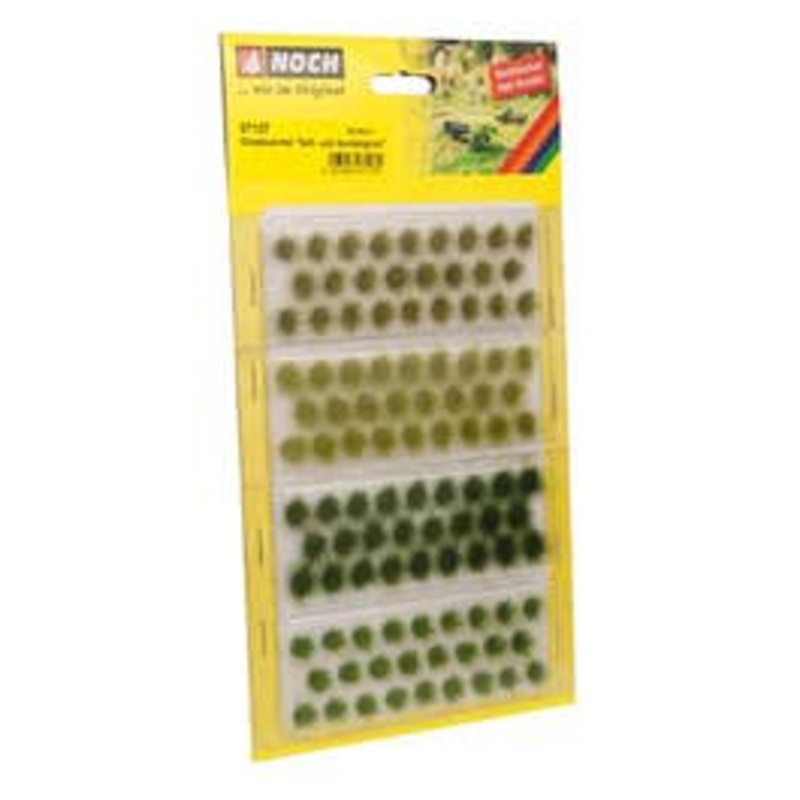 NOCH 7127  Grass Tufts light and dark green
