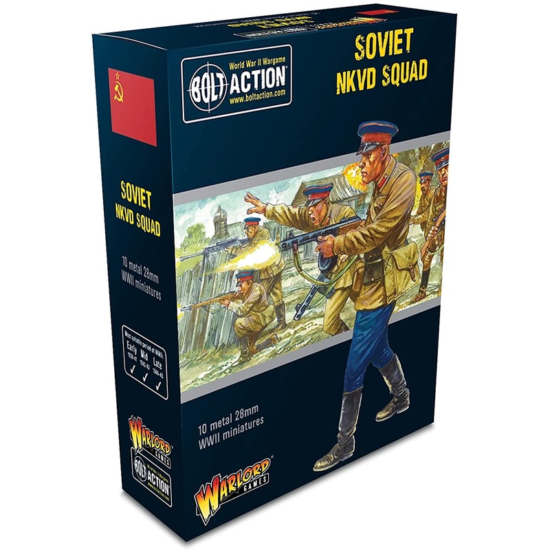 Warlord – Bolt Action: Soviet NKVD Squad (Metal)