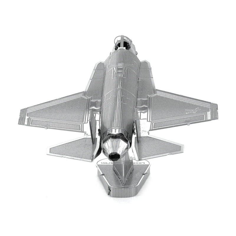 Model Kit Lockheed Martin F-35 Lightning II Aircraft (Moderate Difficulty) Steel Model by Metal Earth