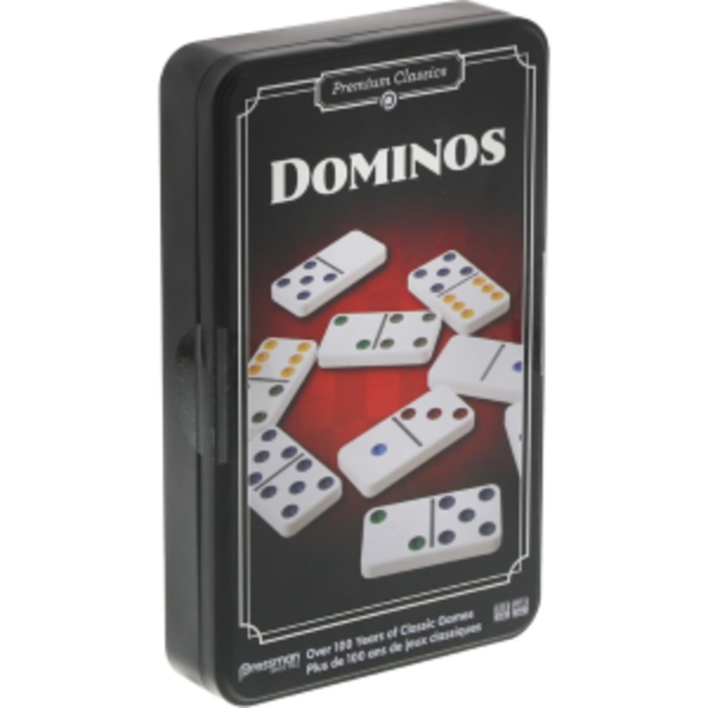 Double 6 Dominos (Tin Box)