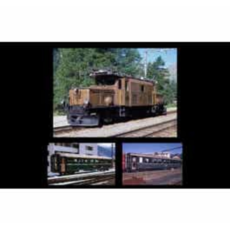 Kato 10-1987 N Ge6/6-<Rhaetian Crocodile> + Alpine Green Passenger Car 5-Car Set