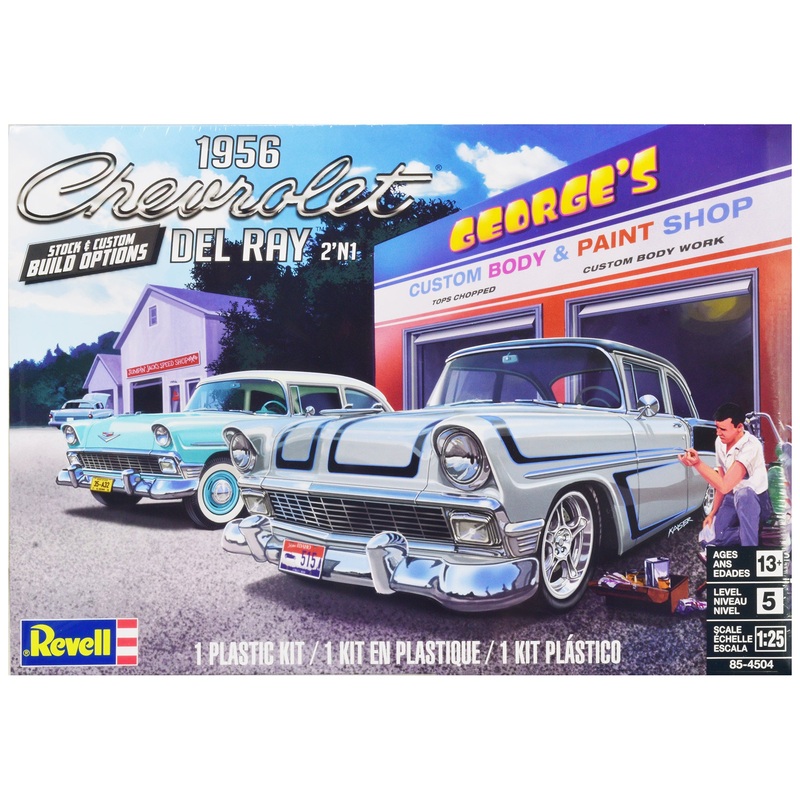 Level 5 Model Kit 1956 Chevrolet Del Ray 2-in-1 Kit 1/25 Scale Model by Revell