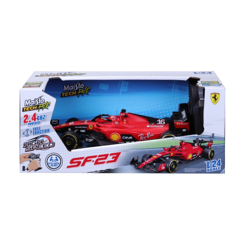 Maisto – 1/24 R/C Ferrari F1 SF-23 #16 C. Leclerc – 2.4 GHz