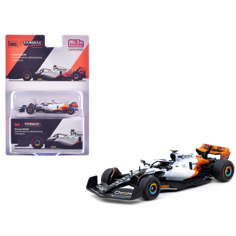 McLaren MCL60 #4 Lando Norris 3rd Place Formula One F1 “Spanish GP Qualifying” (2023) “Global64” Series 1/64 Diecast Model by Tarmac Works