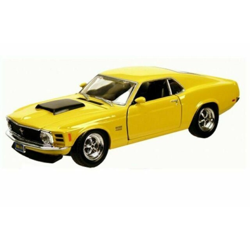 Motor Max – 1/24 Ford Mustang Boss 429 1970 (Yellow)