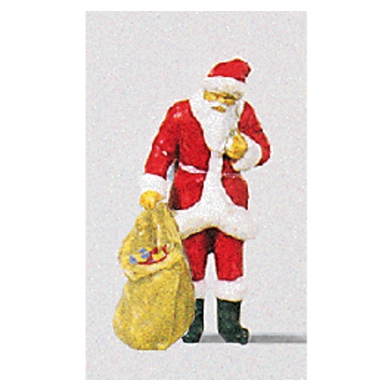 Preiser 29027  HO Santa w/Sack of Gifts