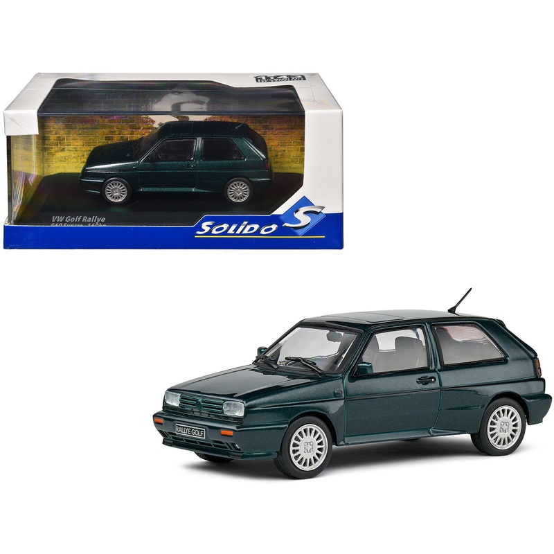 1989 Volkswagen Golf Rallye G60 Green Metallic 1/43 Diecast Model Car by Solido