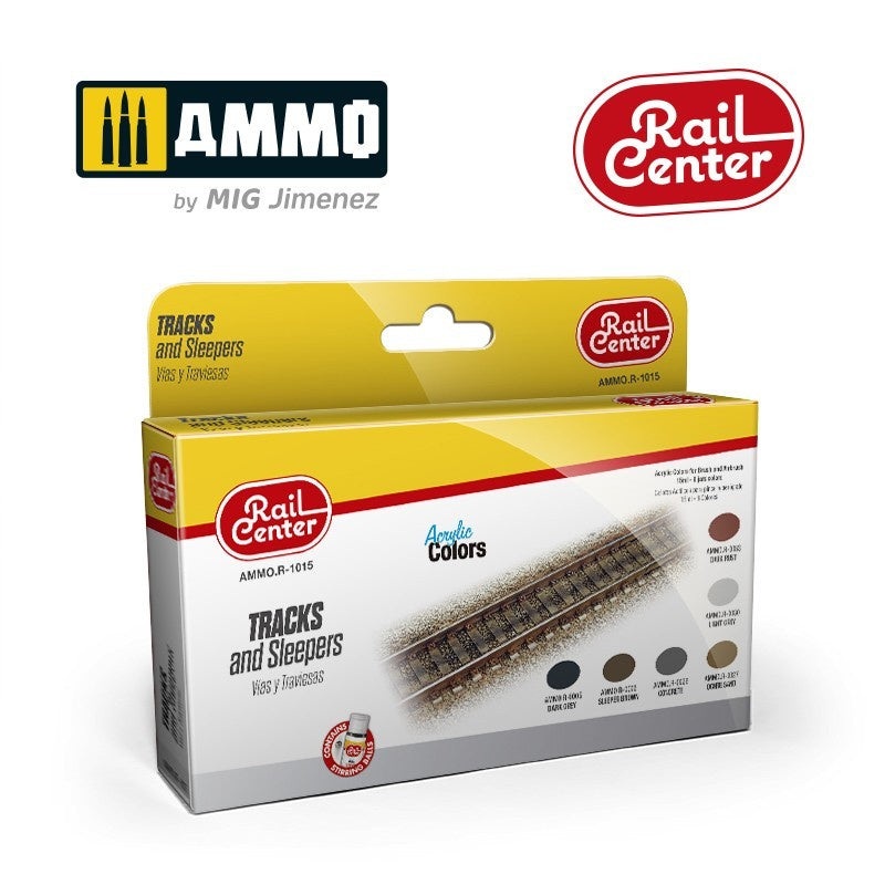 AMMO – R-1015 Tracks and Sleepers (Paint Set)