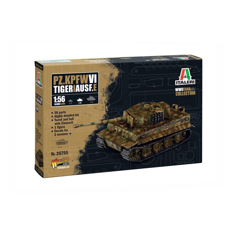 Italeri – 1/56 Pz. Kpfw. VI Tiger I Ausf E