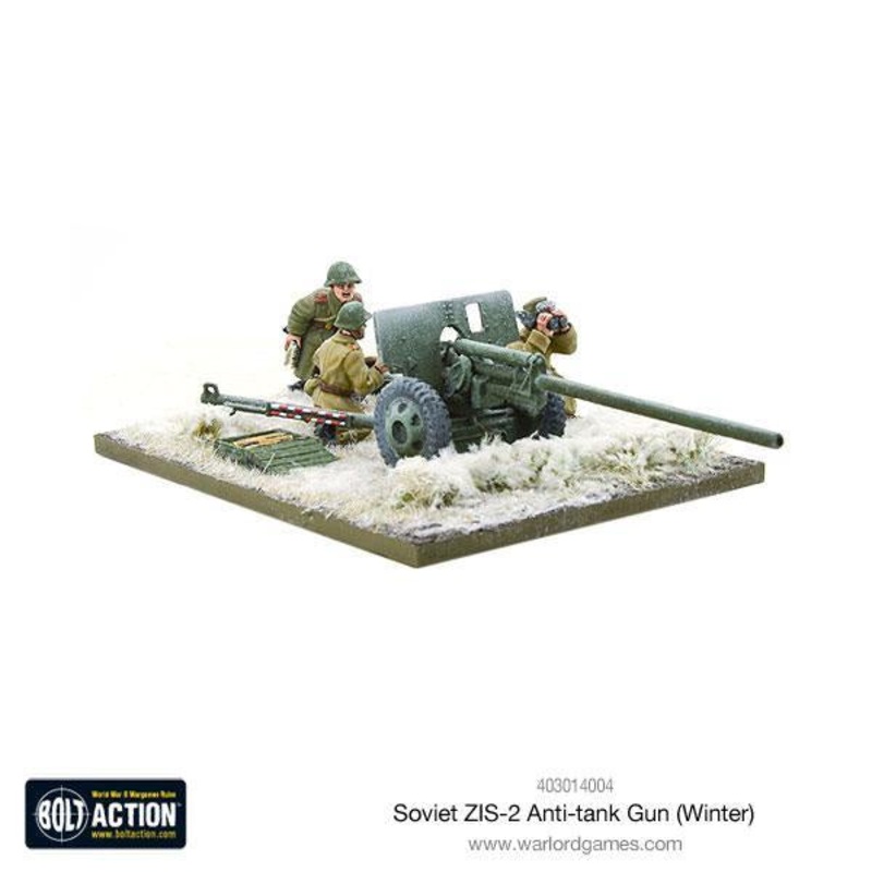 Warlord – Bolt Action: Soviet ZIS-2 anti-tank Gun (Winter) (Metal)