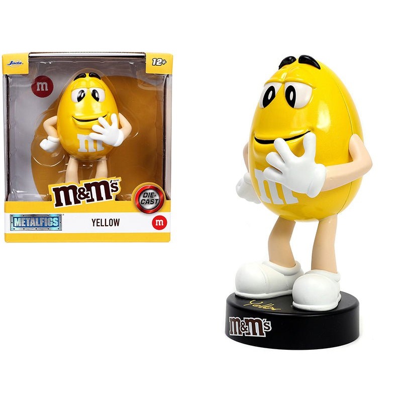 Yellow M&M’s 5.25″ Diecast Figurine “Metalfigs” Series by Jada