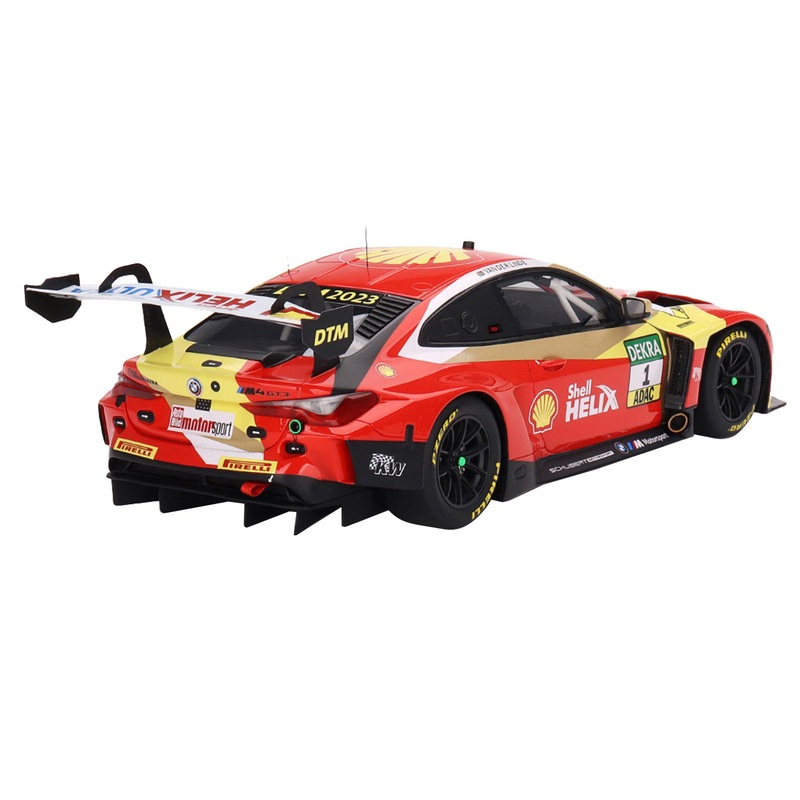 BMW M4 GT3 #1 Sheldon van der Linde “Schubert Motorsport” “DTM (Deutsche Tourenwagen Masters)” (2023) 1/18 Model Car by Top Speed