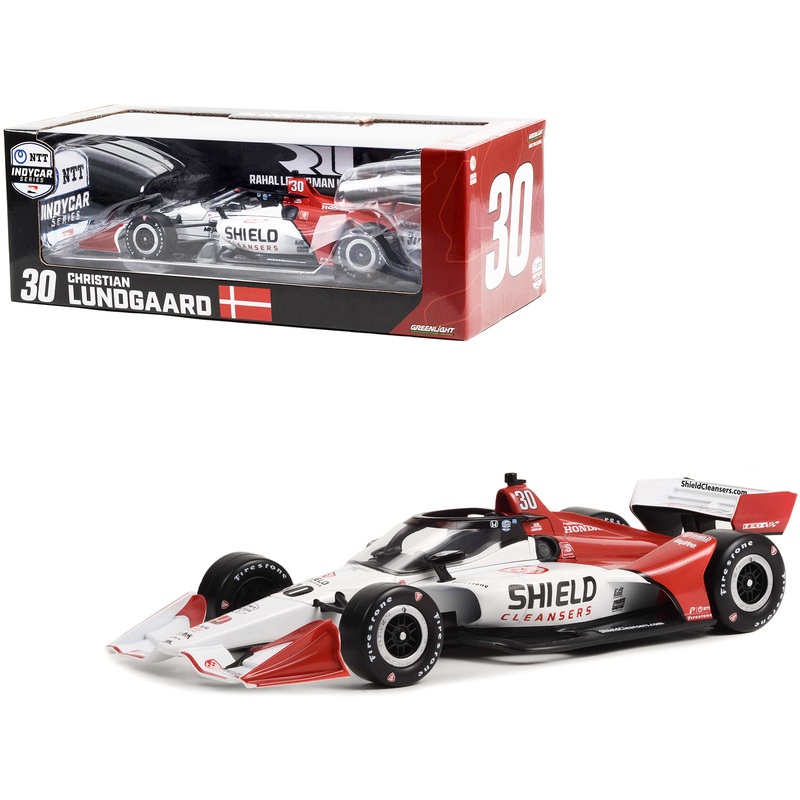 Dallara IndyCar #30 Christian Lundgaard “Shield Cleansers” Rahal Letterman Lanigan Racing (Road Course Configuration) “NTT IndyCar Series” (2022) 1/18 Diecast Model Car by Greenlight