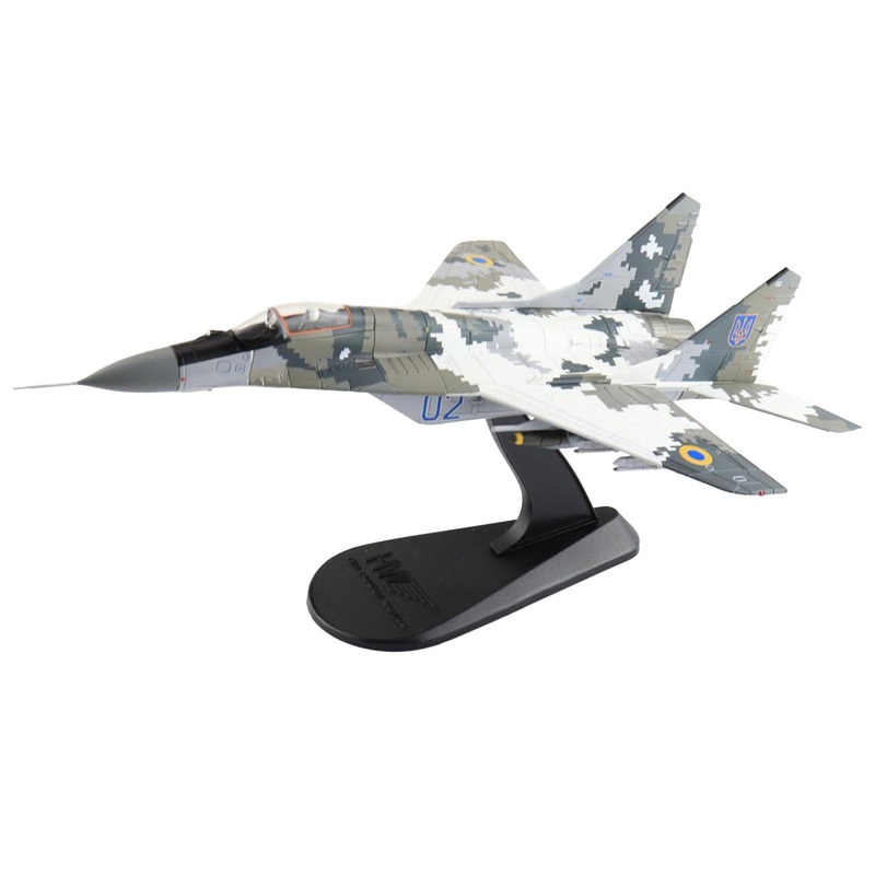 Mikoyan MiG-29 Fulcrum-C Fighter Aircraft “Blue #02” (2022) Ukrainian Air Force “Air Power Series” 1/72 Diecast Model by Hobby Master