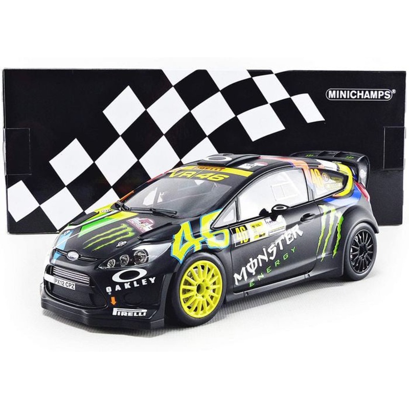 Minichamps – 1/18 Ford Fiesta RS WRC (Rossi/Cassina) Winners Monza Rally Show 2012