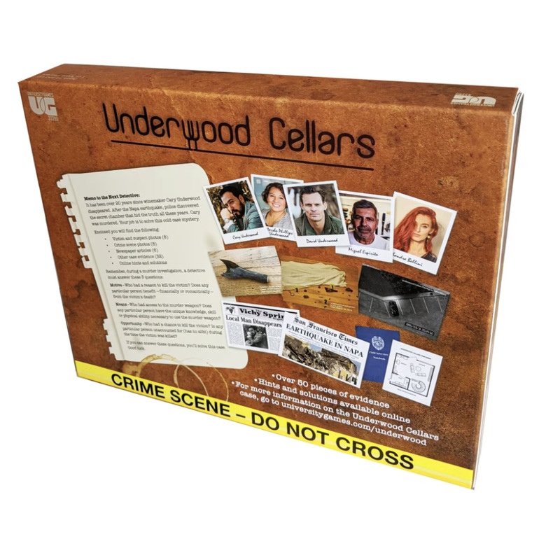 Murder Mystery Party Case Files – Underwood Cellars