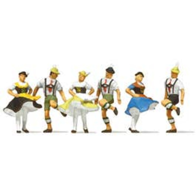 Preiser 10240  HO Bavarian Folk Dancers