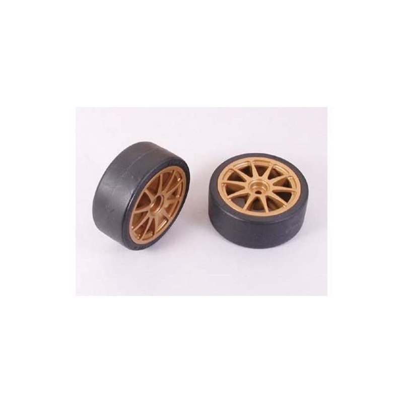 Tamiya – Drift Tyres Type D & Wheels (2pcs)