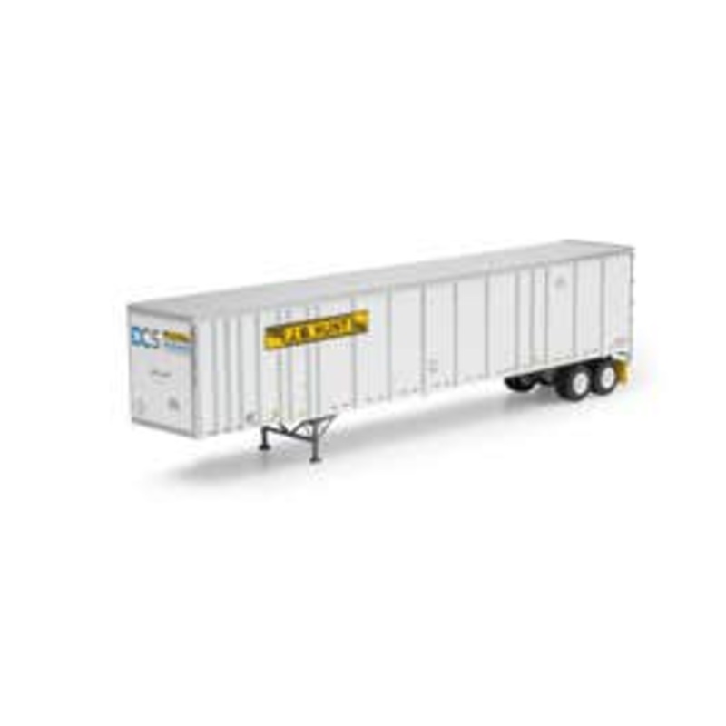 Athearn 72823 HO 53ft Wabash Plate Trailer JB Hunt #36747