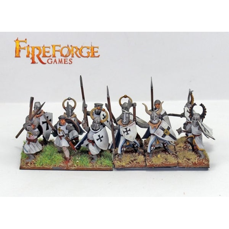 Fireforge Games – Teutonic Infantry (24 Plastic Multipart Figs.)