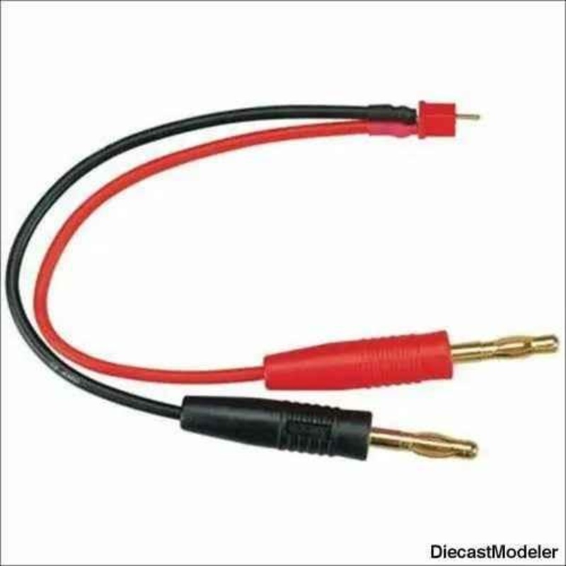 Great Planes Charge Lead Banana Plug/Micro Plug