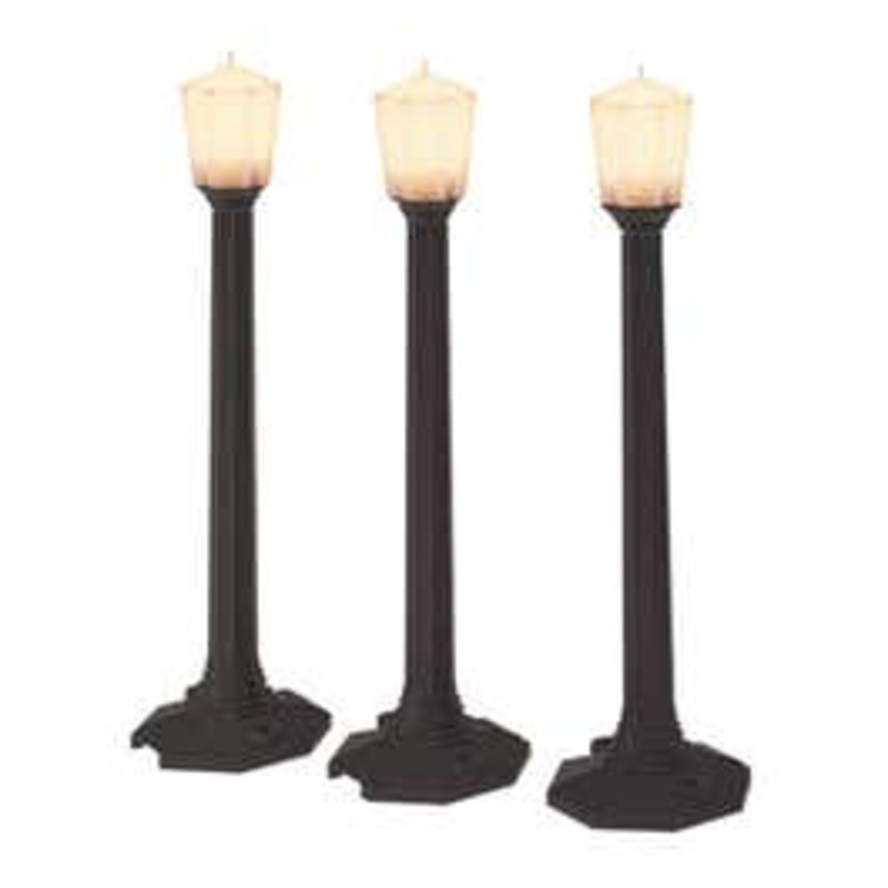 Lionel 637174 6-37174 O Classic Street Lamps – Black – 3 Pack