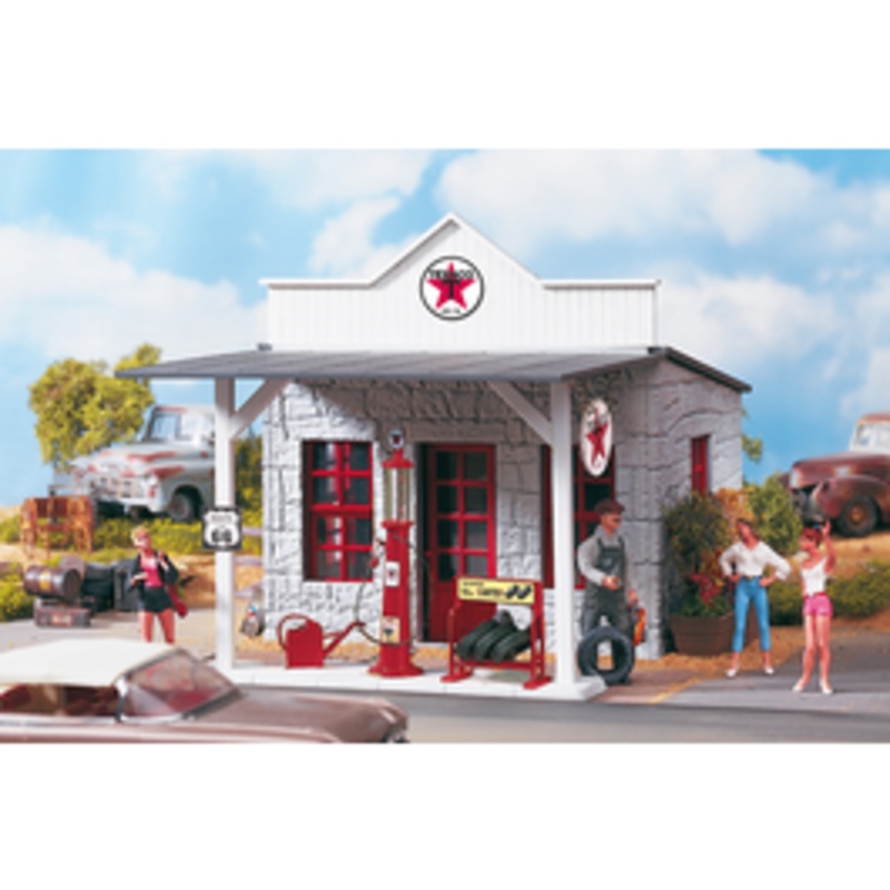 PIKO 62264 TEXACO Gas Station, Building Kit (G-Scale)