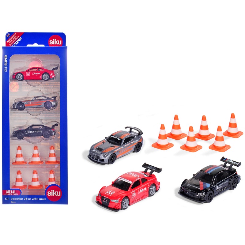 Race Cars 3 Car Set Diecast Models by Siku
