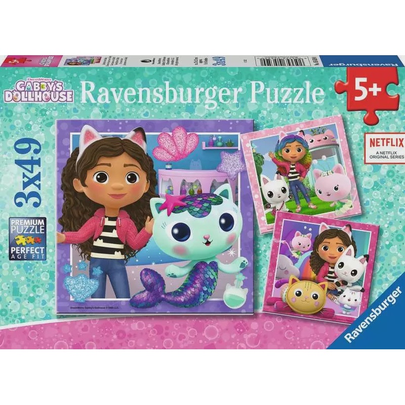 Ravensburger – Gabbys Dollhouse (3x49pcs)