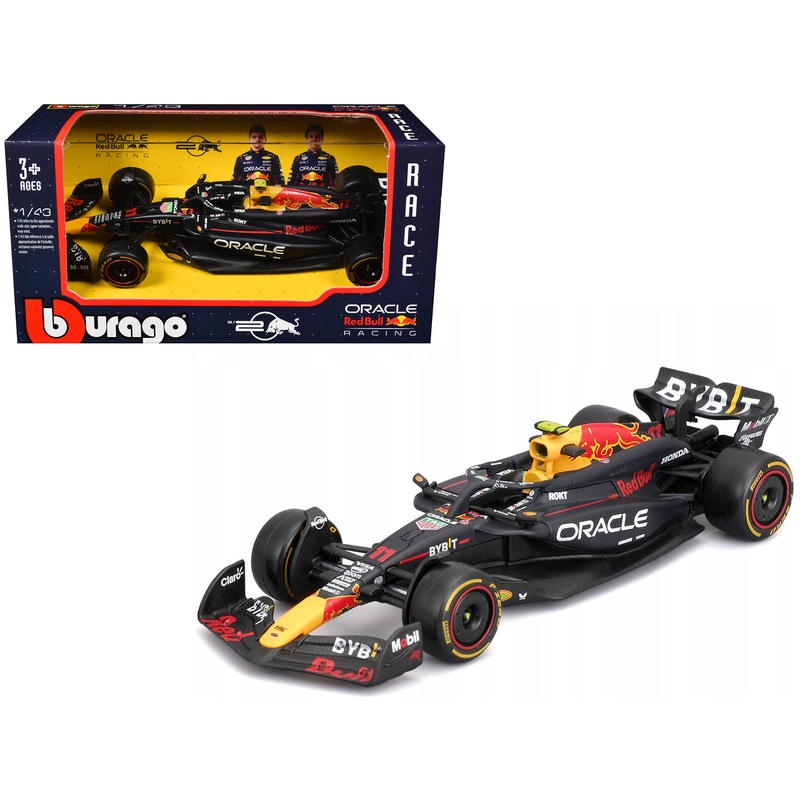 Red Bull Racing RB20 #11 Sergio Perez “Oracle” Formula One F1 World Championship (2024) “Race” Series 1/43 Diecast Model Car by Bburago