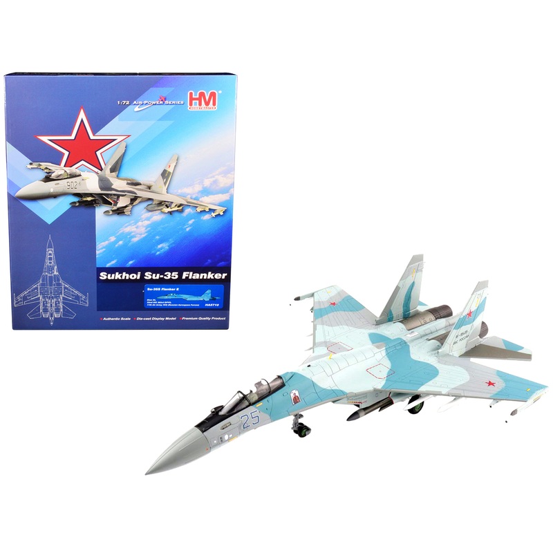 Sukhoi Su-35S Flanker E Fighter Aircraft “22nd IAP 303rd DPVO 11th Air Army VKS (Russian Aerospace Forces)” “Air Power Series” 1/72 Scale Model by Hobby Master