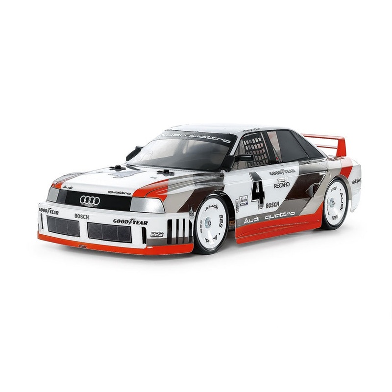 Tamiya – R/C Audi Quattro Racing (TT02) (w/ ESC incl.)