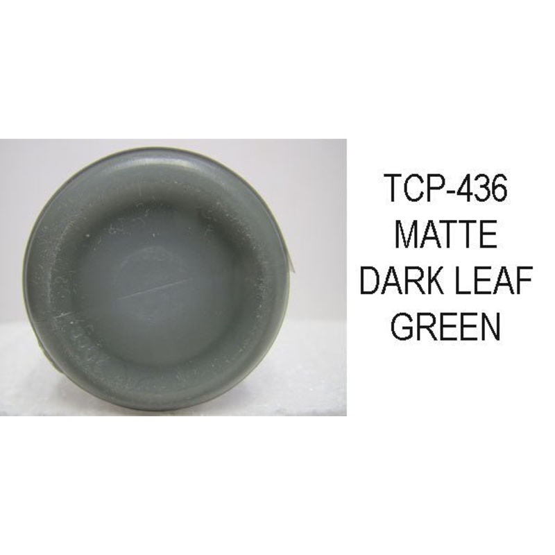 Tru Color TCP-436 Matte Dark Leaf Green, Paint 1 ounce