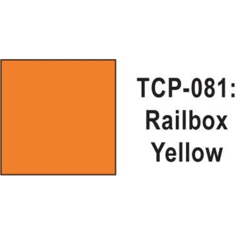 Tru Color TCP-81 Railbox Yellow Paint 1 ounce